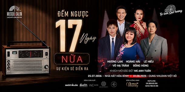 MDS 21: RADIO | Musique de Salon 21 – RADIO – Đặt Vé Ngay Để Không Bỏ Lỡ Đêm Nhạc Đặc Biệt 