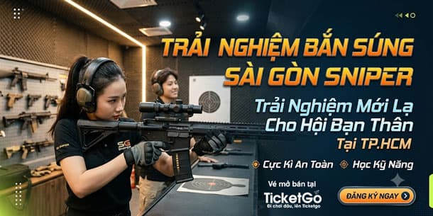 Trải nghiệm Bắn Súng Thể Thao Sài Gòn Sniper – Trải Nghiệm Mới Lạ Cho Hội Bạn Thân Tại TP.HCM
