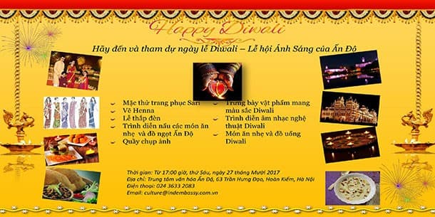 Lễ hội Ánh Sáng Diwali 2017