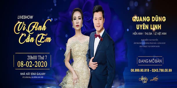 Liveshow Quang Dũng - Uyên Linh: Vì anh cần em