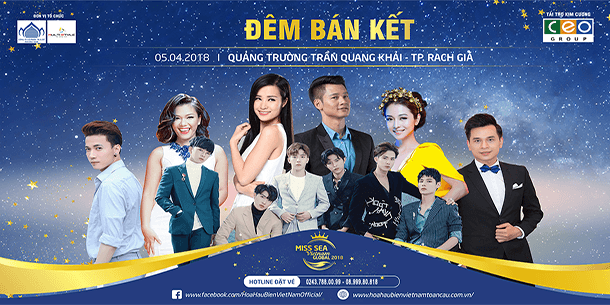 Đêm bán kết Hoa Hậu Biển Việt Nam Toàn Cầu 2018