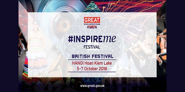 British Festival 2018 in Hanoi - InspireMe Festival 2018 in Hanoi