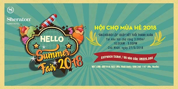 HỘI CHỢ MÙA HÈ 2018 - HELLO SUMMER FAIR