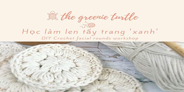DIY Crochet facial rounds workshop