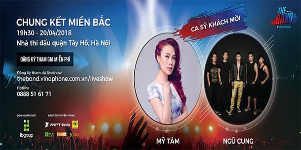 Đêm chung khảo Cuộc thi âm nhạc phía Bắc: The Band by VinaPhone
