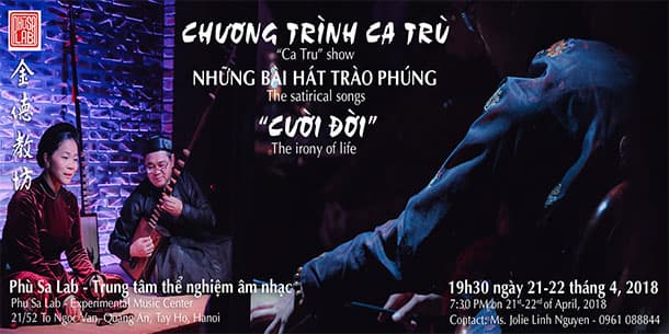 Chương trình Ca Trù tháng 4- Những bài hát trào phúng - CƯỜI ĐỜI