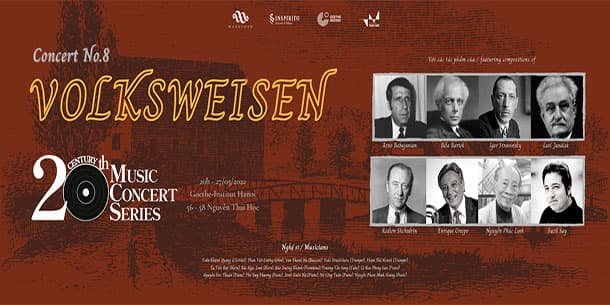 Bán vé sự kiện hòa nhạc: 20th Century Music Concert Series No.8