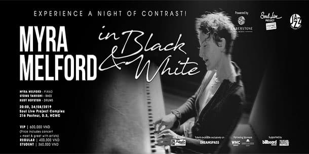 Jazz through Time Myra Melford in Black & White