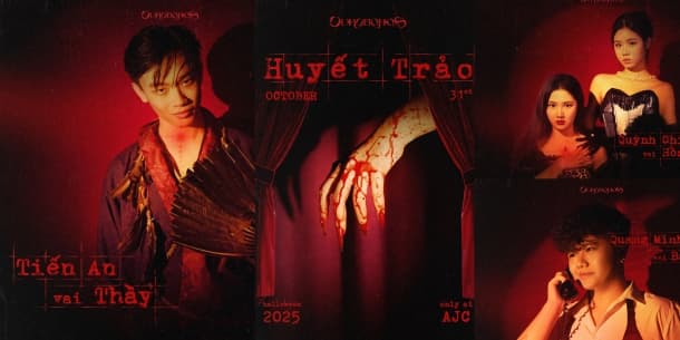 Hé lộ dàn nhân vật trong vở kịch “Huyết Trảo” tại Halloween trường Báo