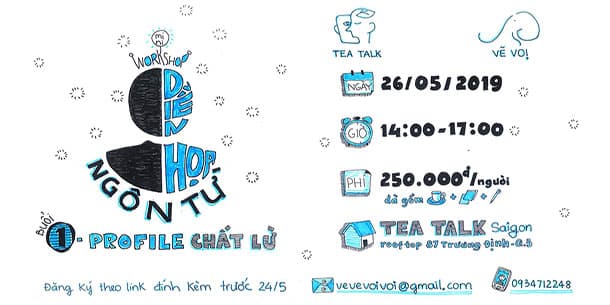 Workshop: Diễn họa ngôn từ - Profile chất lừ