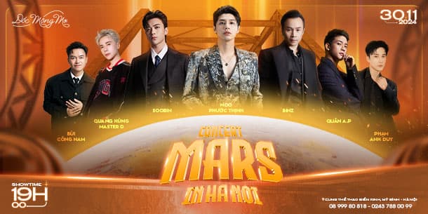 Concert Mars in Hanoi
