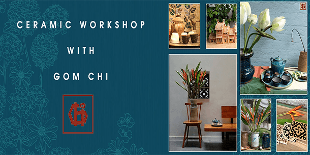 WORKSHOP & LỚP HỌC GỐM CHUYÊN NGHIỆP CÙNG GỐM CHI