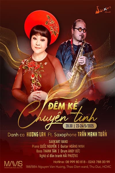 SPECIAL SHOW: ĐÊM KỂ CHUYỆN TÌNH VỚI DANH CA HƯƠNG LAN Ft. TRẦN MẠNH TUẤN