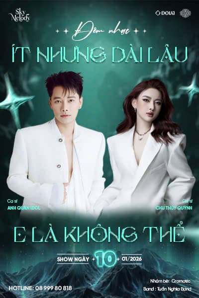 Live show Anh Quân Idol - Chu Thúy Quỳnh: E là không thể & ít nhưng dài lâu