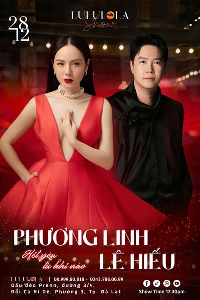 Liveshow PHƯƠNG LINH - LÊ HIẾU tại Đà Lạt - Ngày 28.12.2024